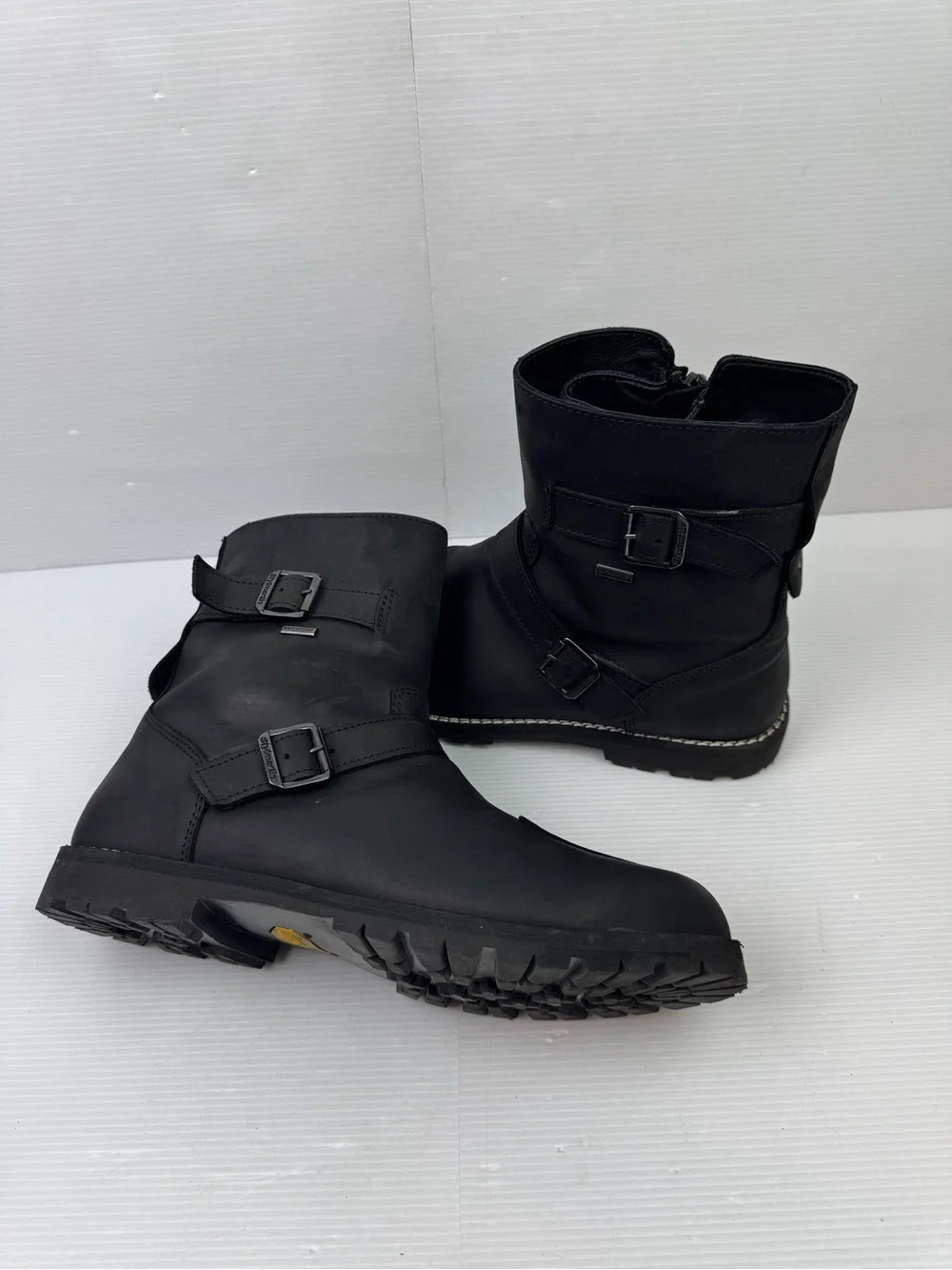 Stylmartin Legend Men’s US 12 Black Waterproof Motorcycle Street Riding Boots